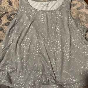 Grey starry night tank top and pants set  #loungewear #summer